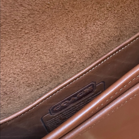 Coach Tan Leather Crossbody Bag - Picture 4 of 8